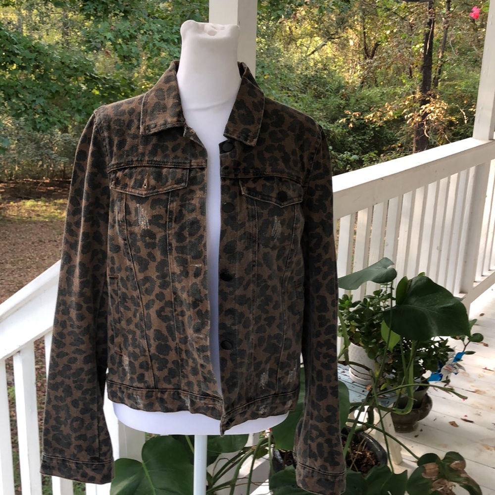 Leopard Jean Jacket - Picture 3 of 8